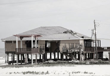 wind damage - spray foam can help prevent uplift to Daytona roofs